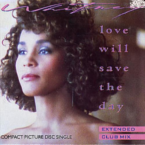Whitney Houston Love Will Save The Day German CD single (CD5